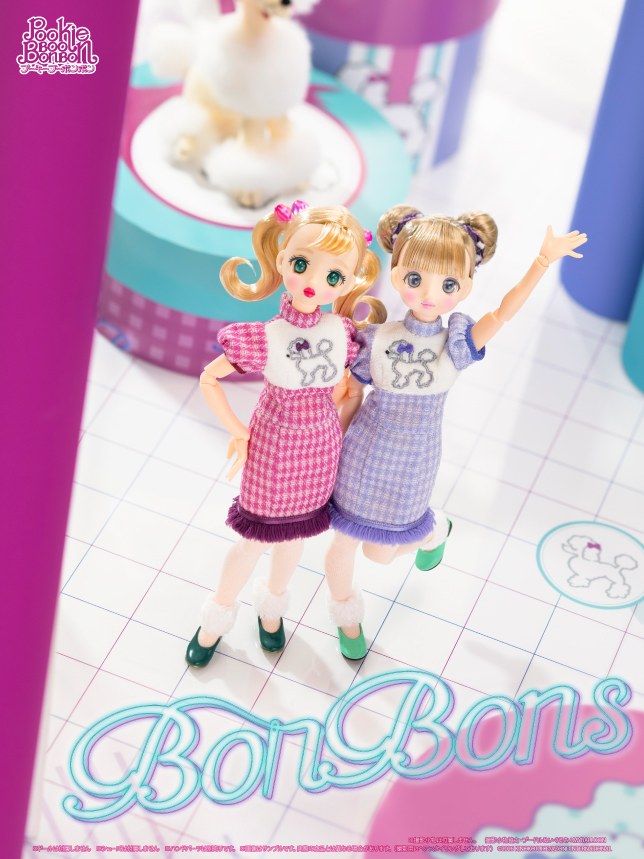 BonBons embroidered poodle mini-dress collection, official key visual