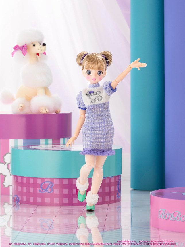 BonBons Ice Lavender mini-dress edition, official styled photograph