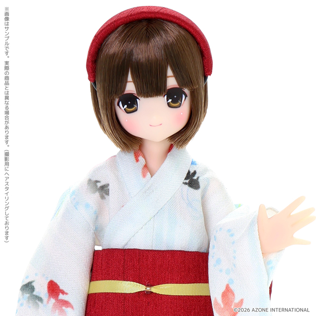 Maya's goldfish-pattern yukata, second official photograph