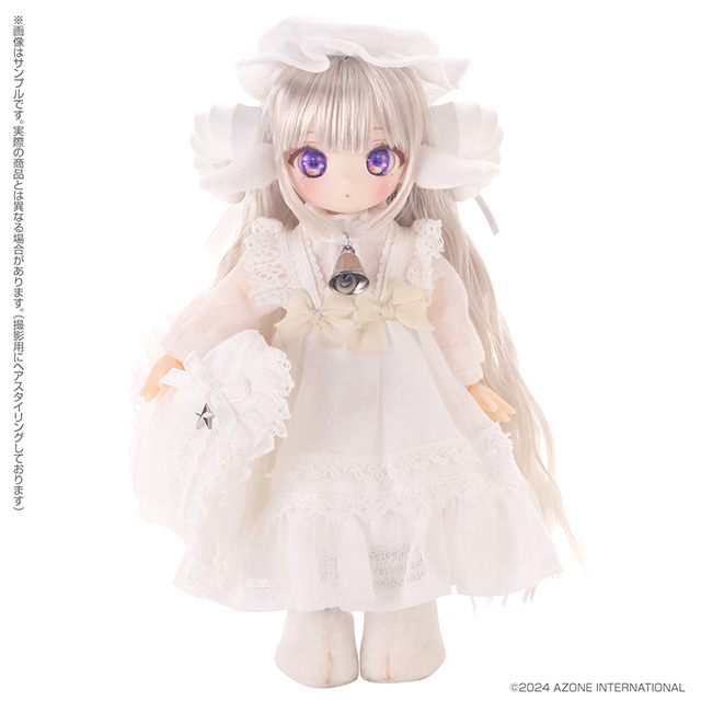 Remu in her white Sleeping Lamby outfit