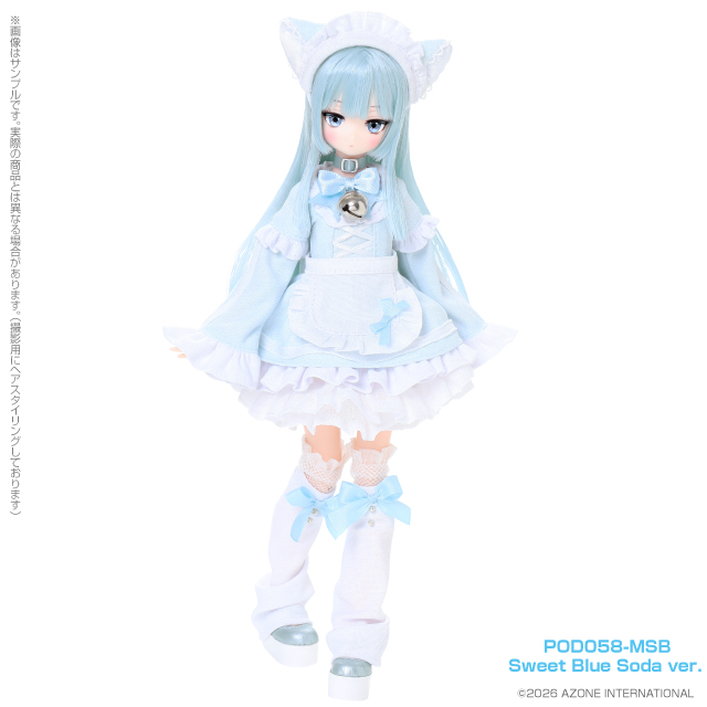 Mochizuki Uru (望月 うる) - Sweet Blue Soda - Azone product photograph, POD058-MSB