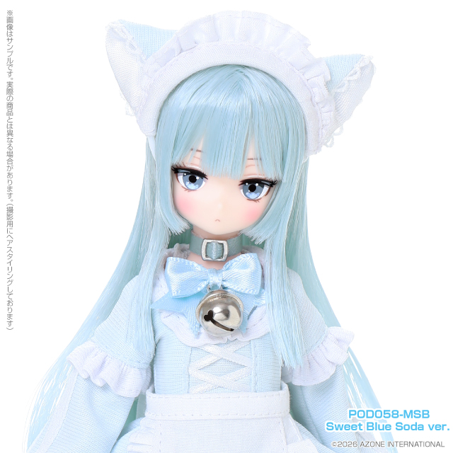 Mochizuki Uru (望月 うる) - Sweet Blue Soda - Azone product photograph, POD058-MSB