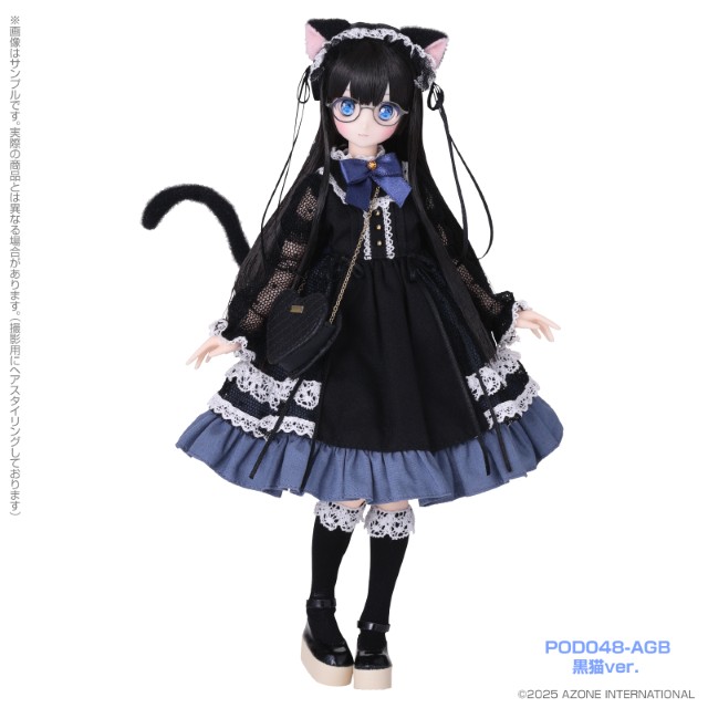 Sachiho (朝比奈 幸穂) - Black Cat 黒猫 - Azone product photograph, POD048-AGB