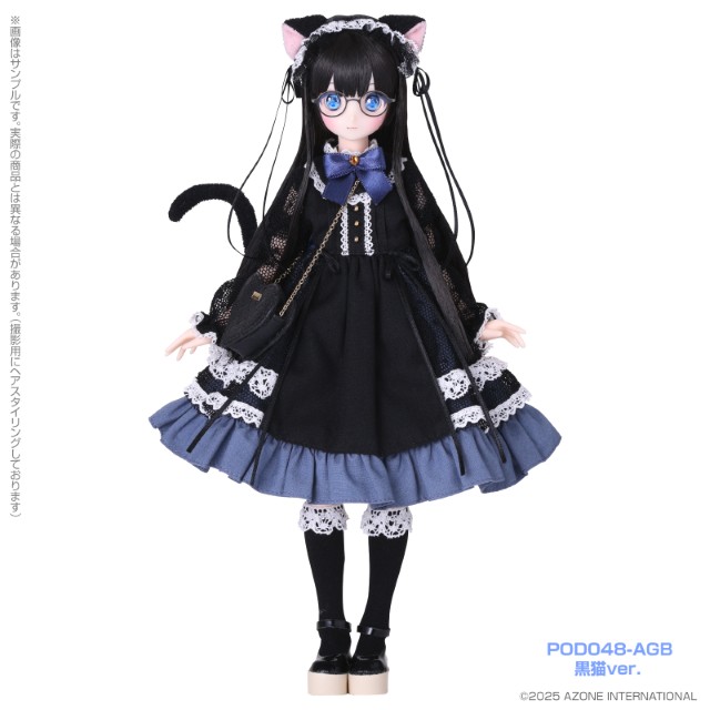 Sachiho (朝比奈 幸穂) - Black Cat 黒猫 - Azone product photograph, POD048-AGB