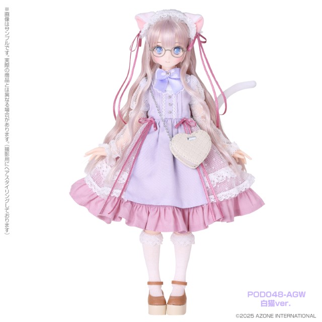 Sachiho (朝比奈 幸穂) - White Cat 白猫 - Azone product photograph, POD048-AGW